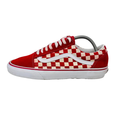 Vans Old Skool Red Check Sneaker Shoes (Size 42) – 751505