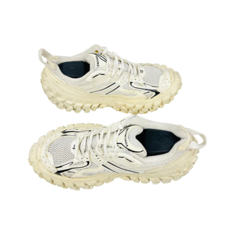 Balenciaga Men’s Bouncer White Shoes Top View