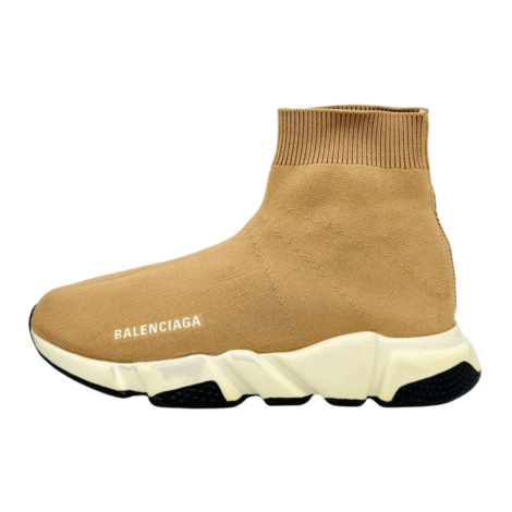 Balenciaga Speed Beige Italian Trainers (Size 39)