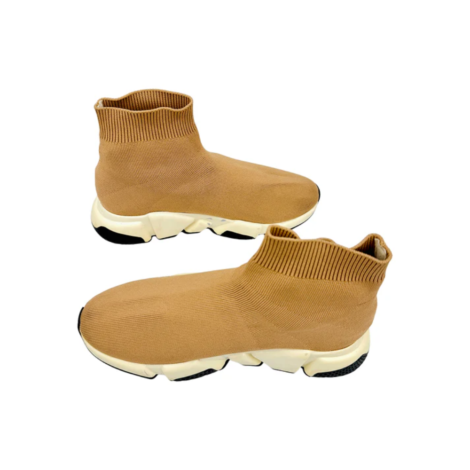 Balenciaga Speed Beige Italian Trainers Top View