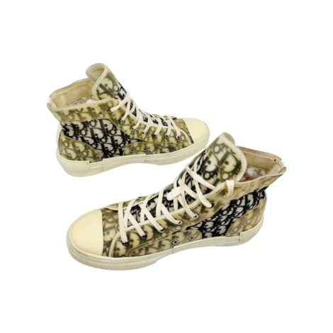 Dior B23 High-Top Oblique Sneakers Top View