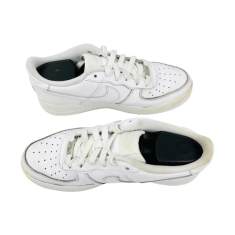 Nike Air Force 1 LE White Sneakers Top View