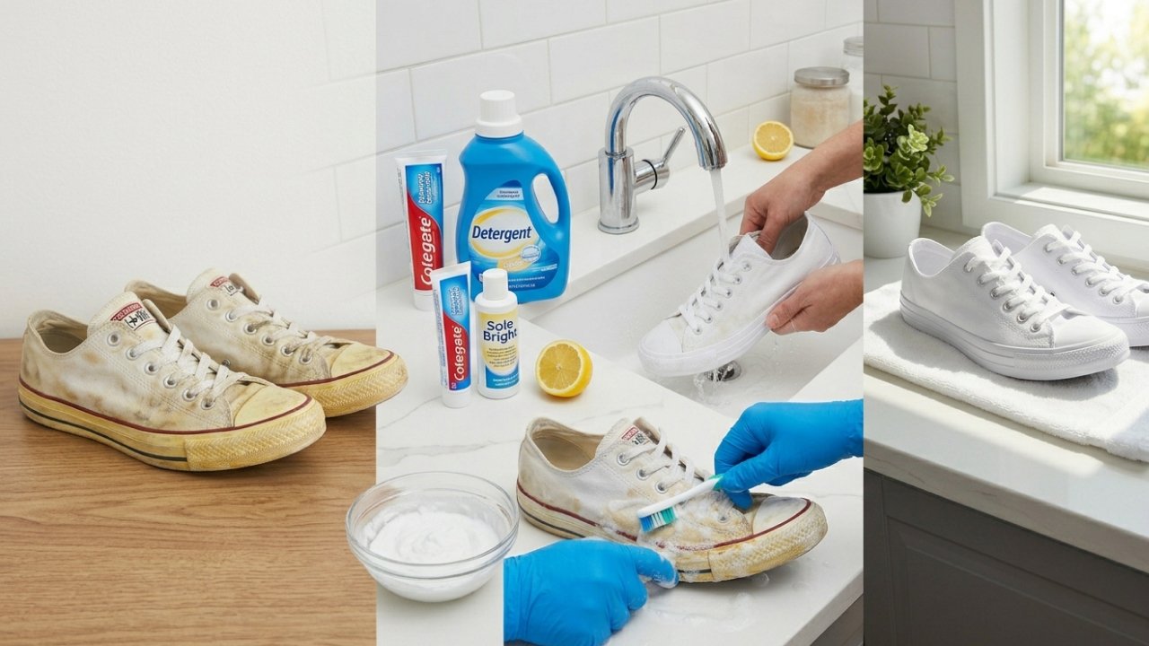 How to Clean White Shoes (Complete Guide for Every Material)