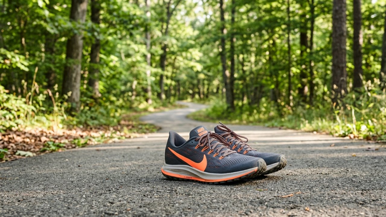 A pair of running joggers